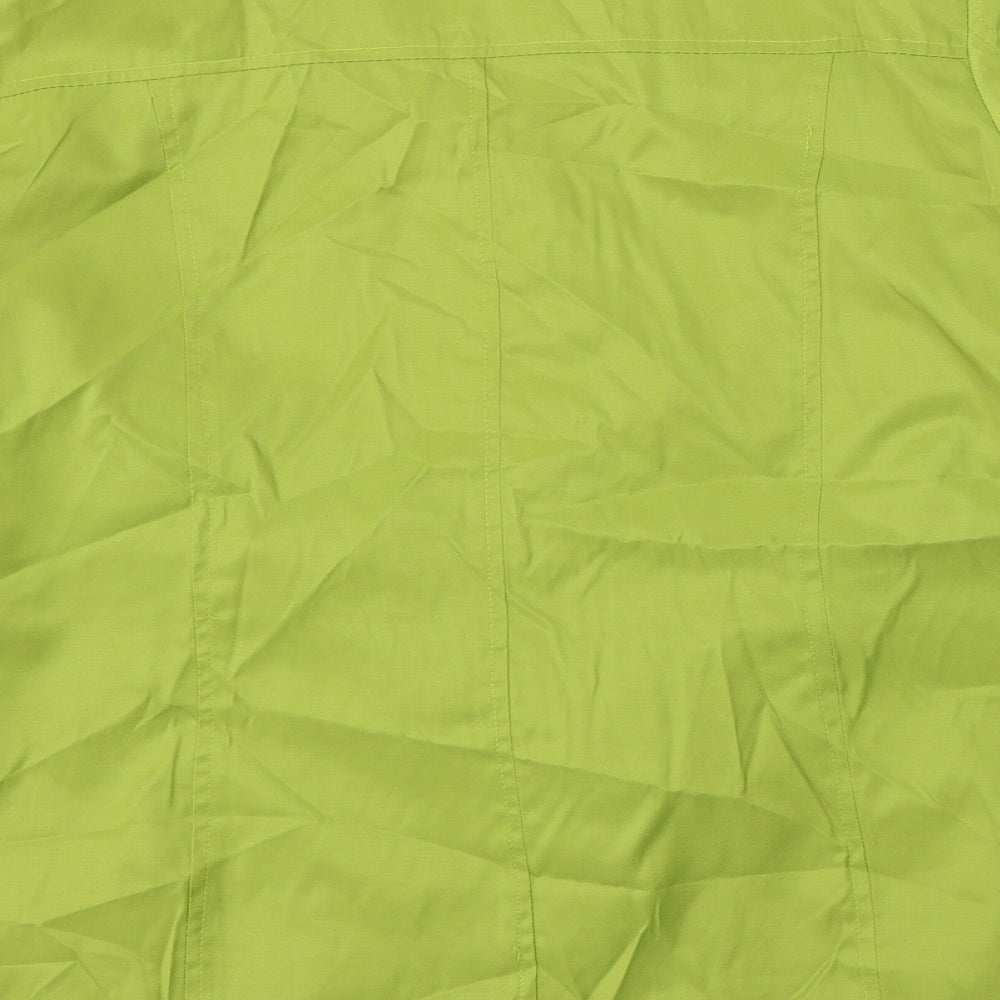 Being Casual Womens Green Jacket Size 16