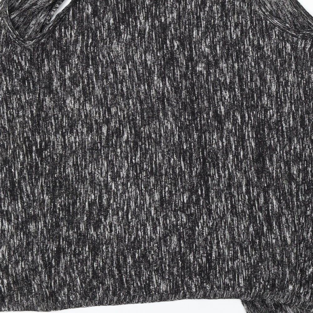 Atmosphere Womens Grey V-Neck Viscose Vest Jumper Size M