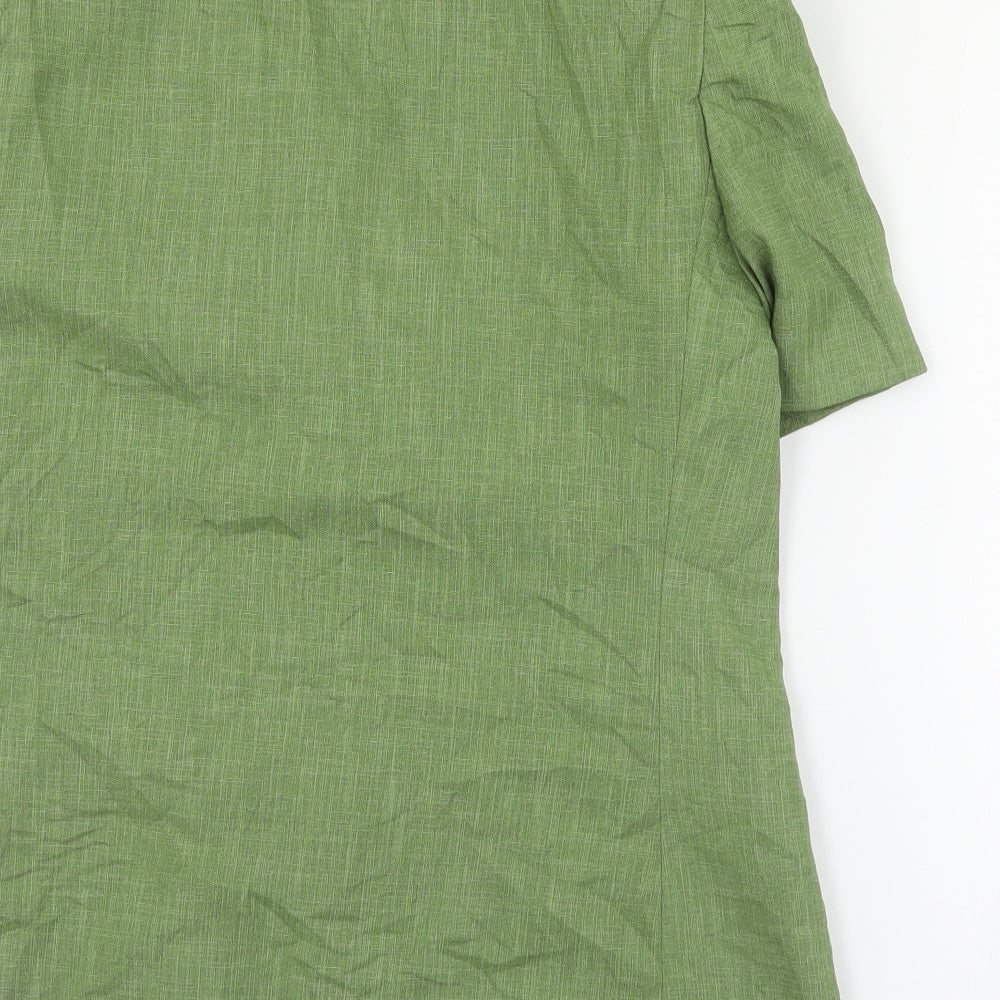 Klass Womens Green Jacket Size 12 Button