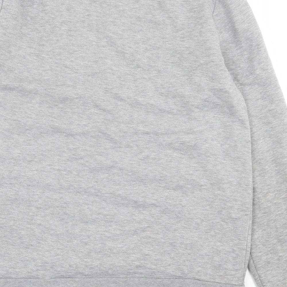 River Island Mens Grey Cotton Pullover Sweatshirt Size S