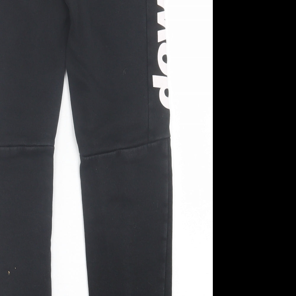 athletic dept Boys Black Cotton Jogger Trousers Size 9 Months Regular Tie