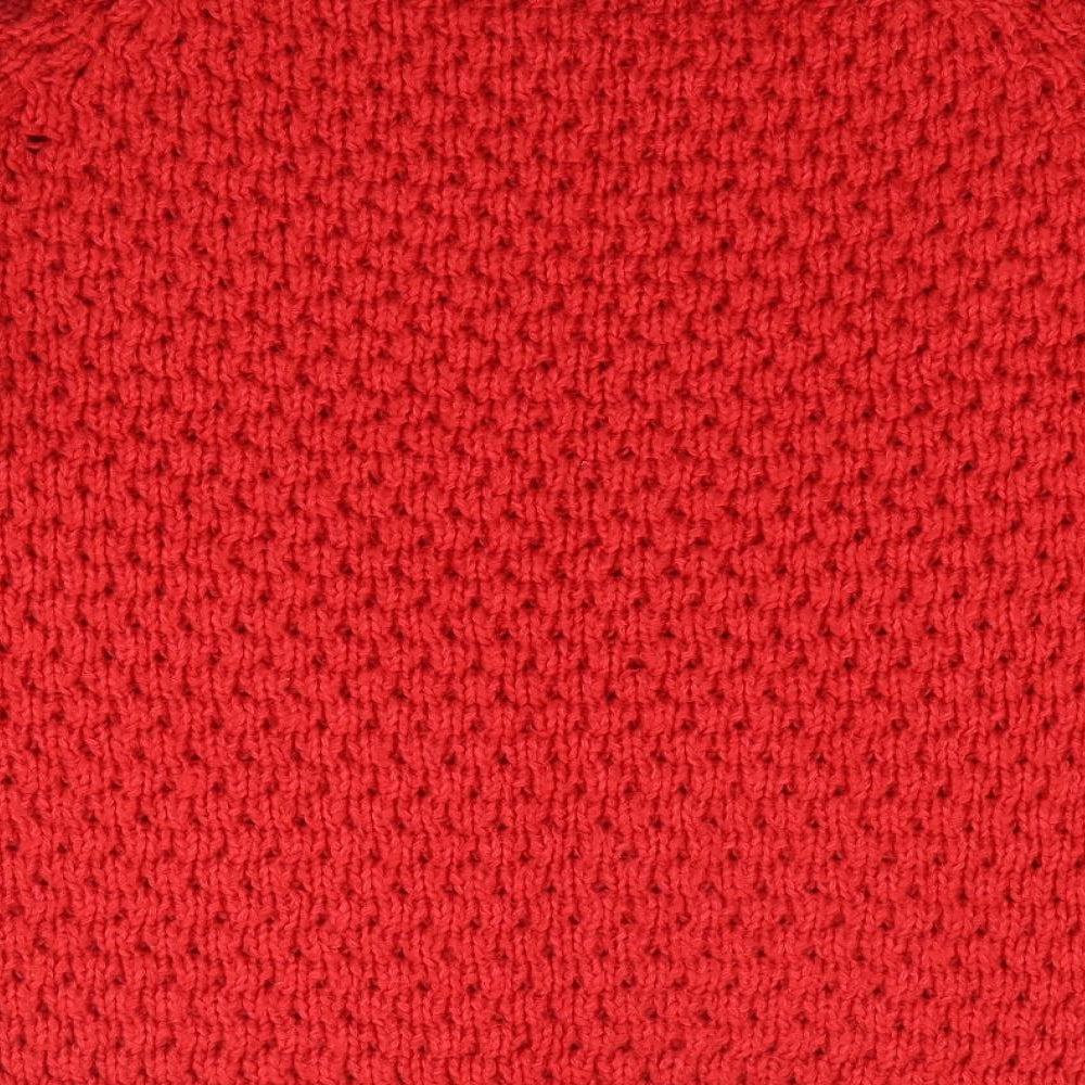 Primark Womens Red Scoop Neck Acrylic Pullover Jumper Size 12