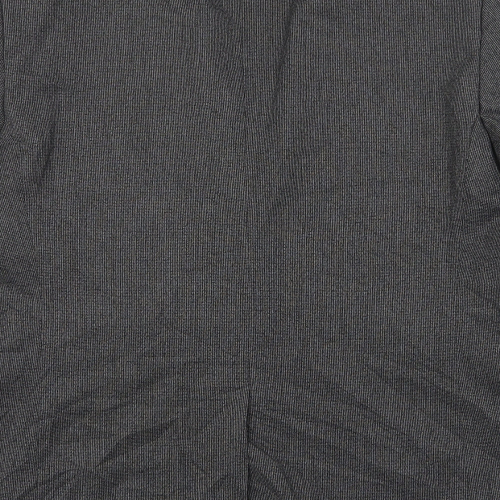 George Mens Grey Polyester Jacket Suit Jacket Size 44