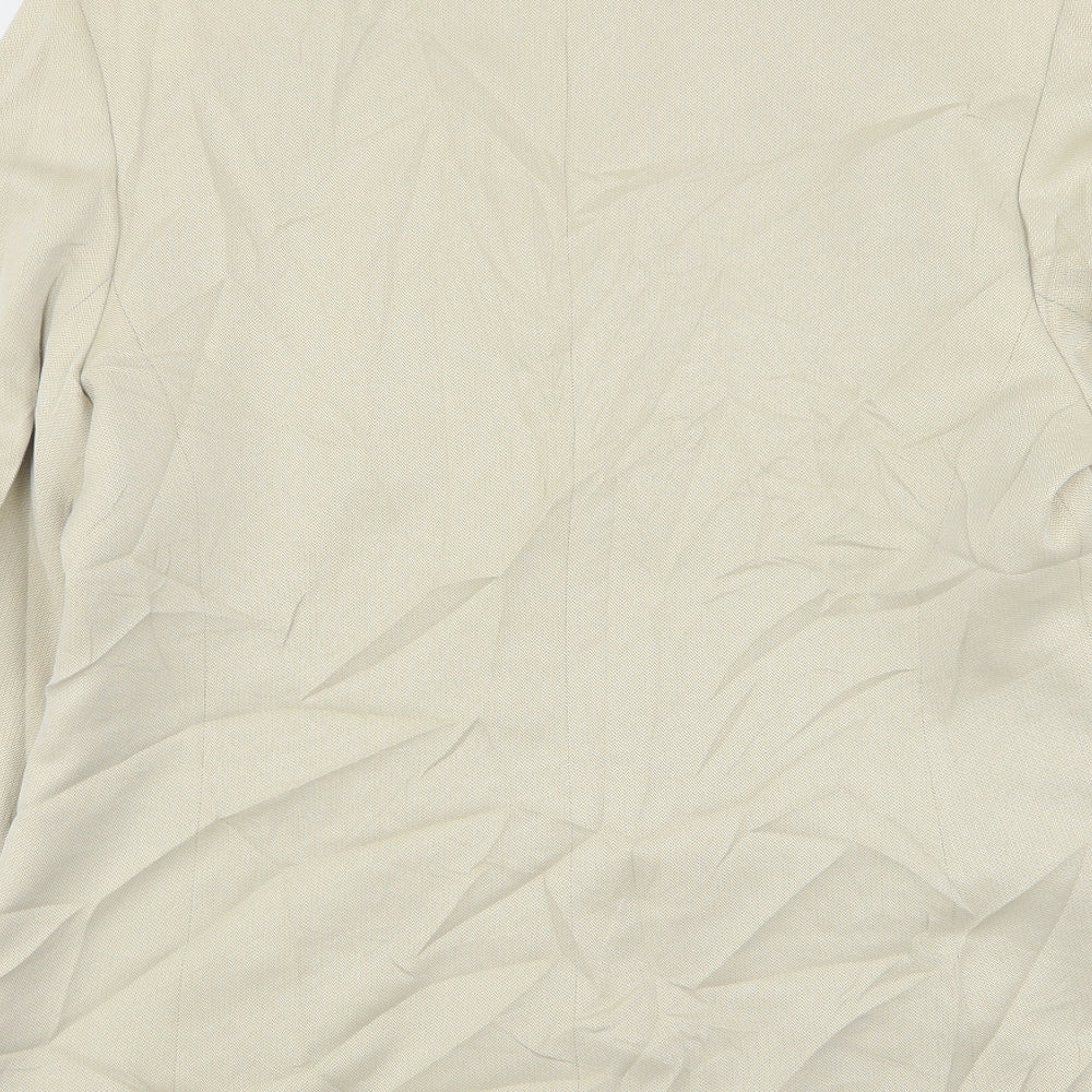 Mackays Beige Polyester Jacket Suit Jacket Size 16