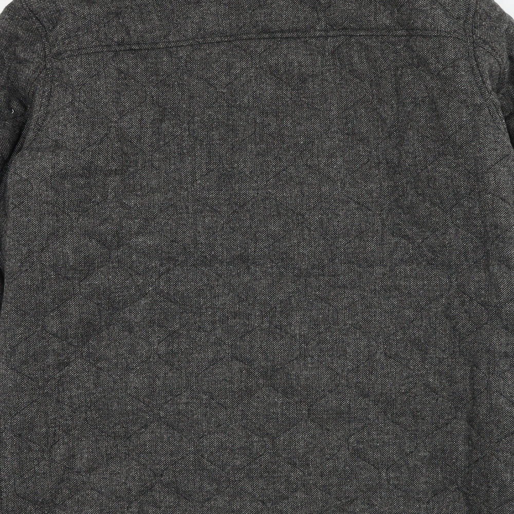 George Womens Grey Jacket Coat Size M Zip