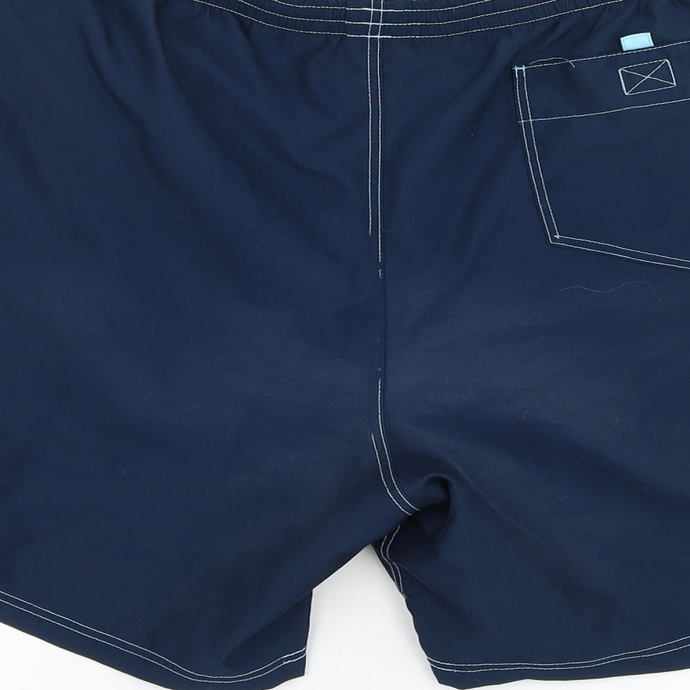 sloggi Mens Blue Polyester Sweat Shorts Size 40 Regular