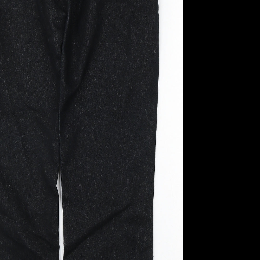 Cedarwood State Womens Black Cotton Straight Jeans Size 32 L31 in Regular Button