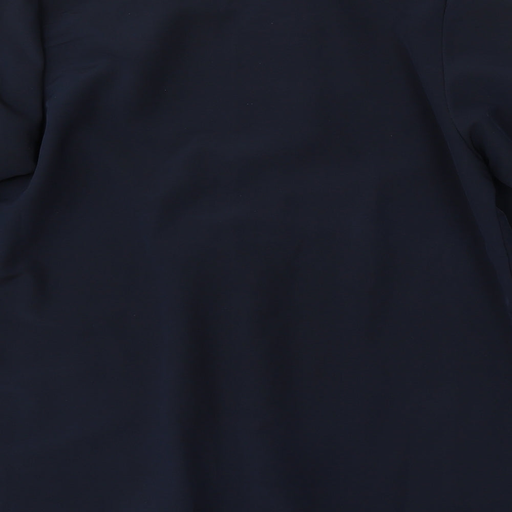 Preworn Womens Blue Polyester Pullover Sweatshirt Size M