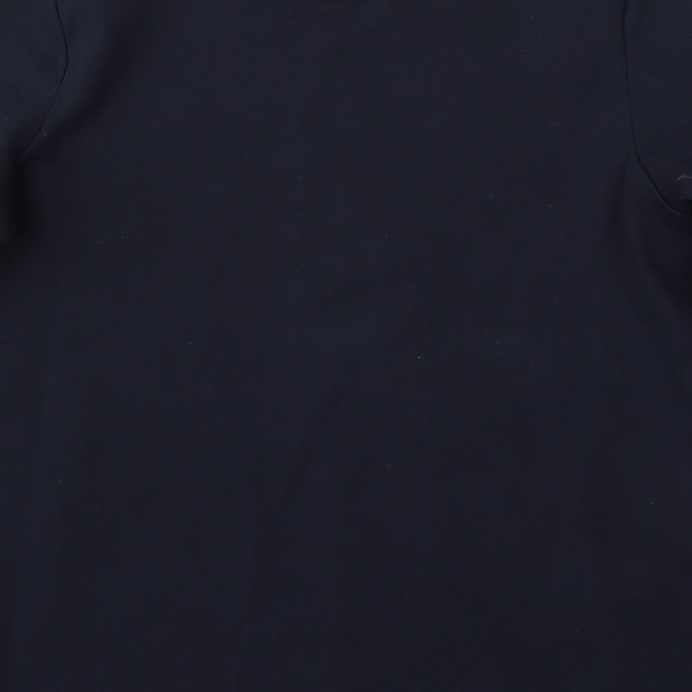Preworn Womens Blue Rayon Pullover Sweatshirt Size M