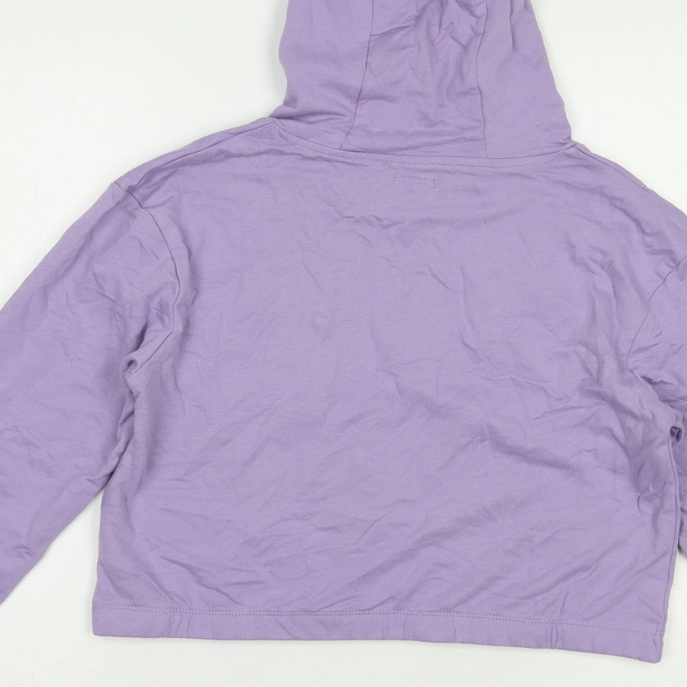 Studio Girls Purple Cotton Pullover Hoodie Size 14-15 Years Pullover - Limited