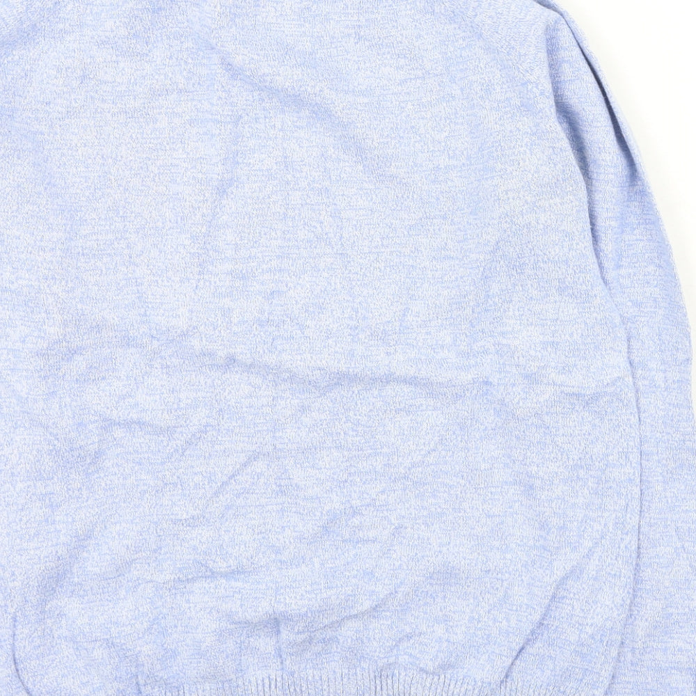 Primark Womens Purple Round Neck Cotton Pullover Jumper Size S