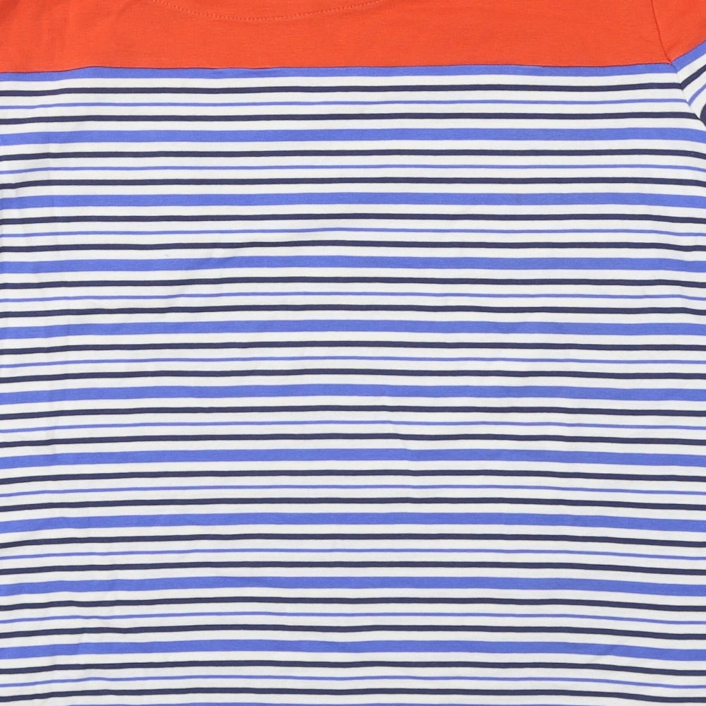Per Una Womens Multicoloured Striped 100% Cotton Pullover Sweatshirt Size 14 Pullover