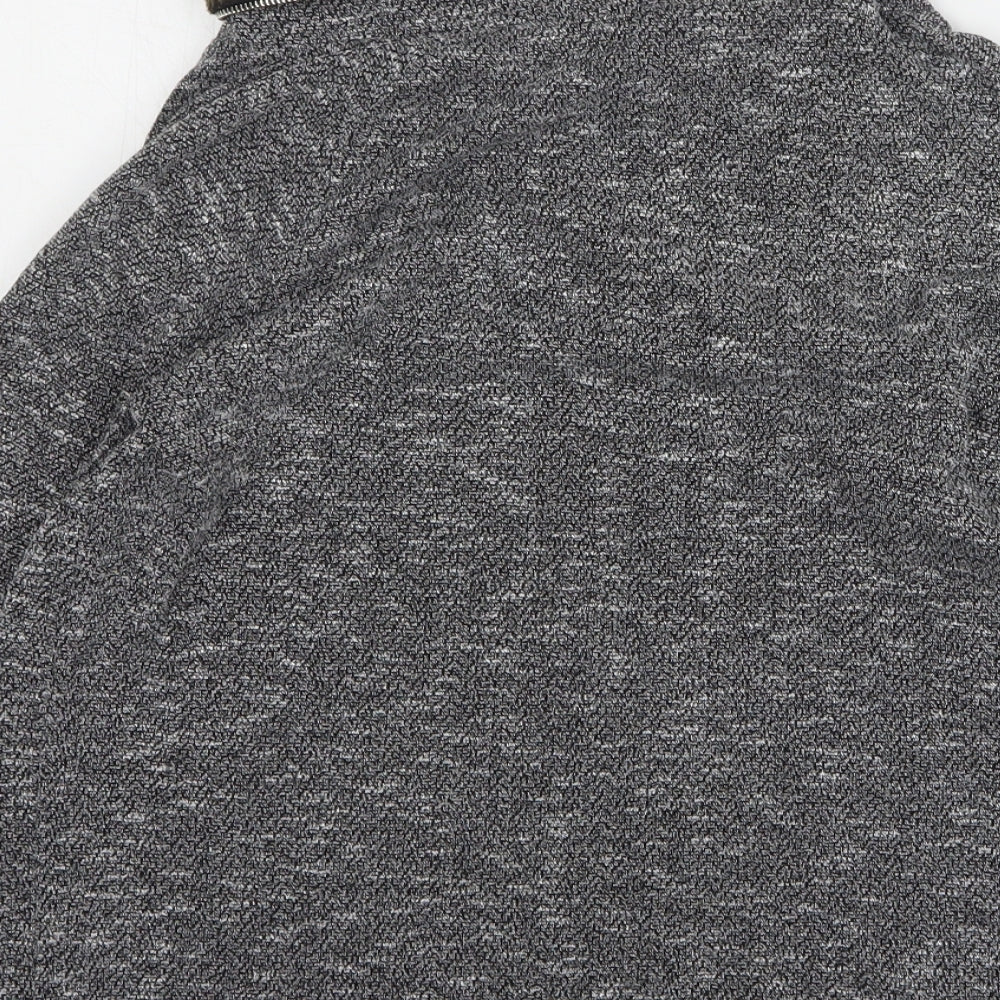 Klass Womens Grey Polyester Pullover Sweatshirt Size L