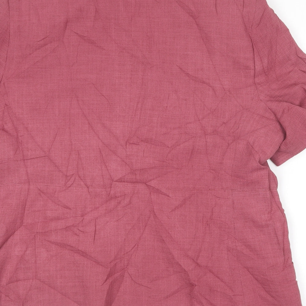 Kliss Collection Womens Pink Jacket Size 18