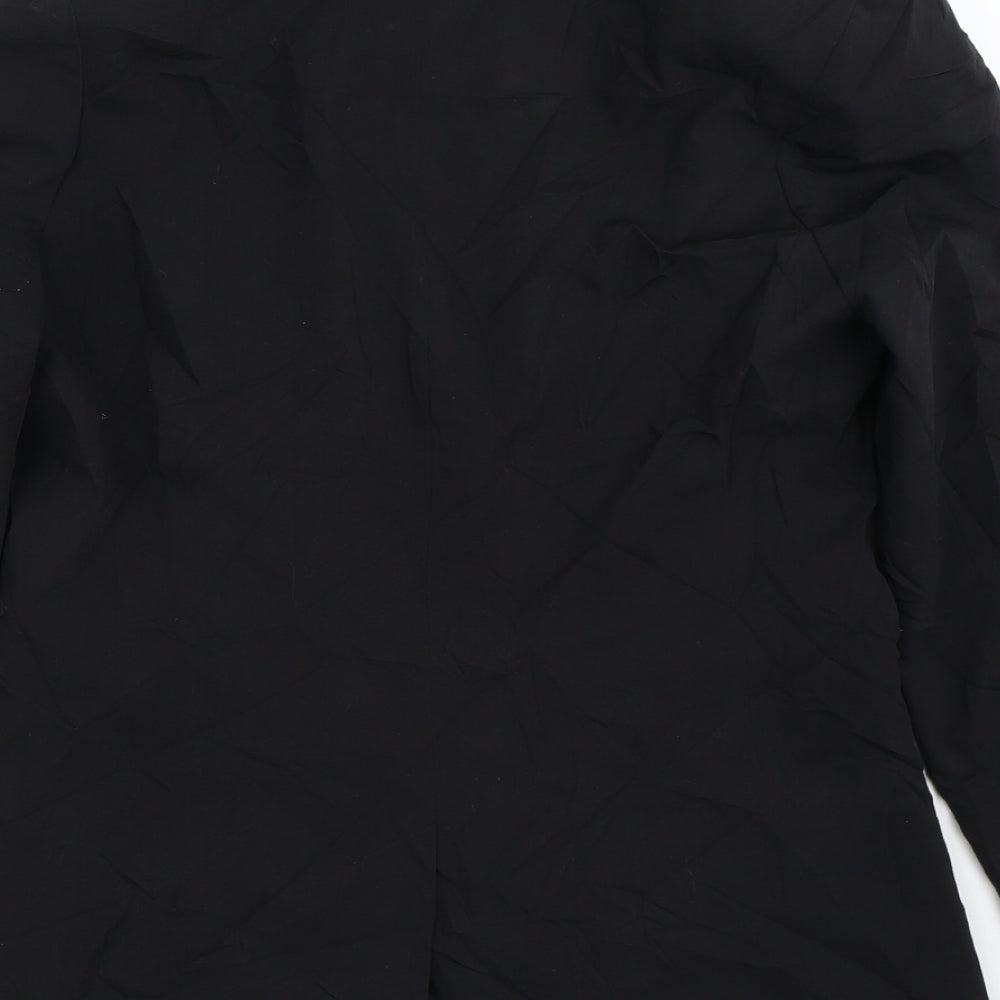 South Womens Black Jacket Blazer Size 10