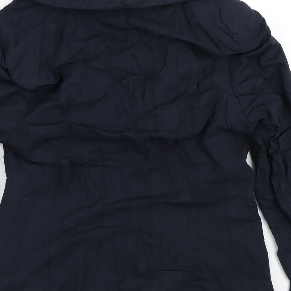NEXT` Womens Black Striped Jacket Blazer Size 12