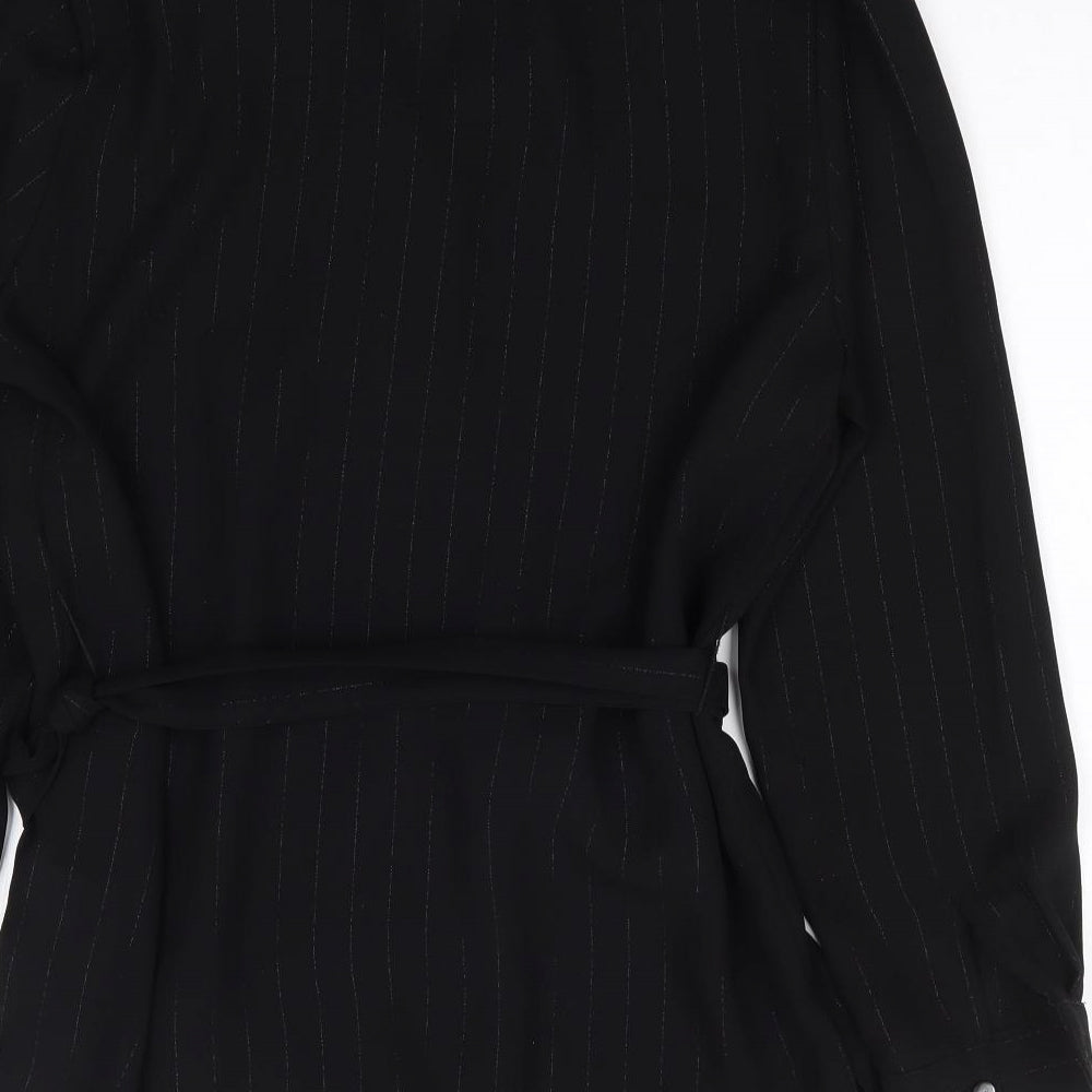 Anne Brooks Womens Black Jacket Size 12 Button
