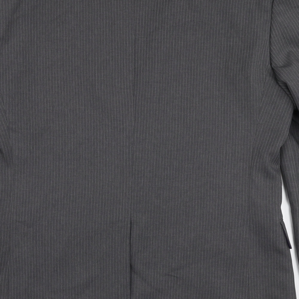 Taylor & Wright Mens Grey Polyester Jacket Suit Jacket Size 40