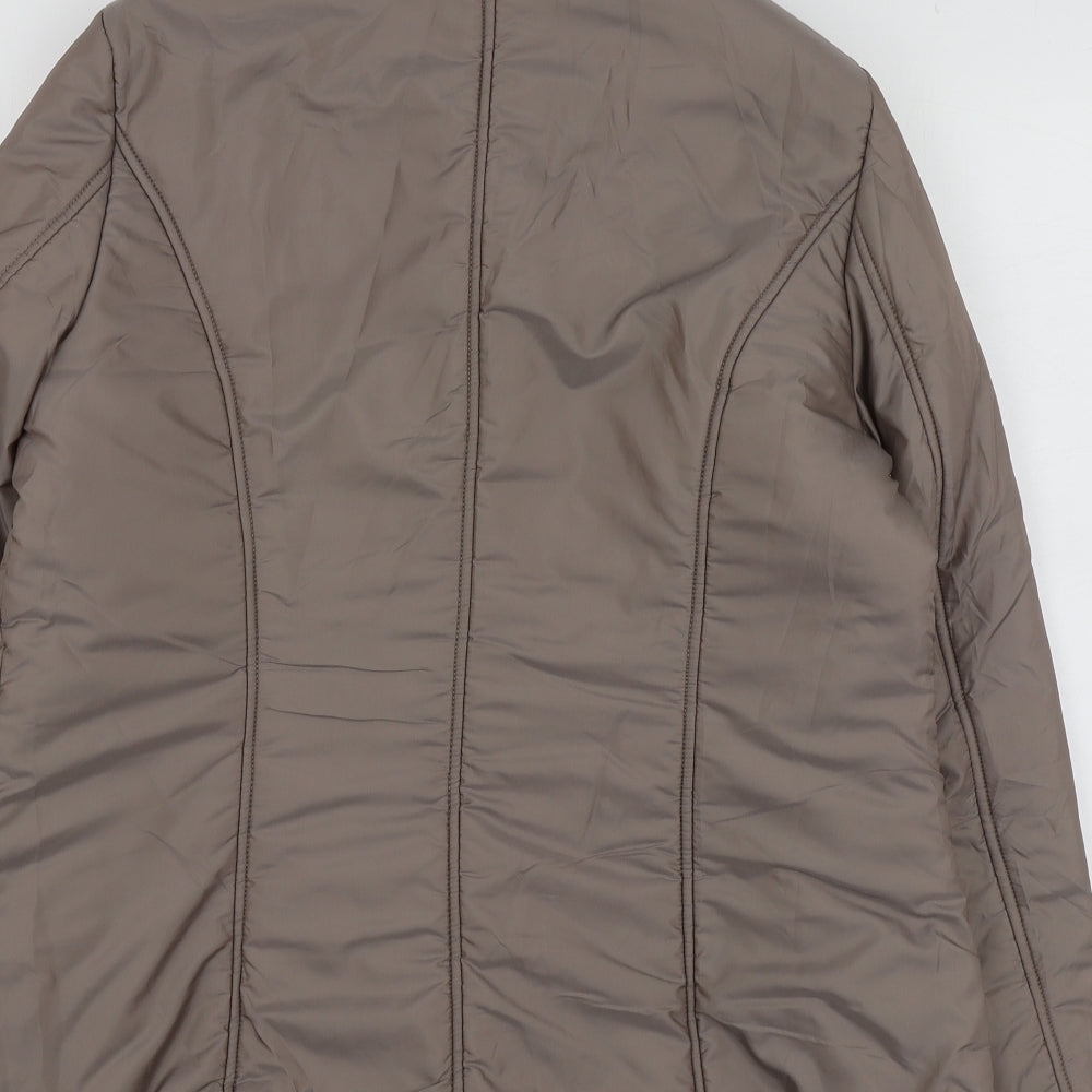 Precis Womens Beige Jacket Size 12