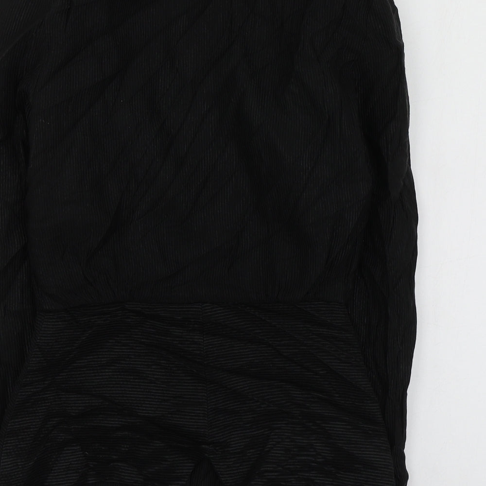 Wallis Womens Black Acrylic Jacket Suit Jacket Size 8