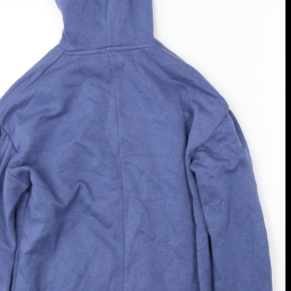 Matalan Womens Blue Polyester Pullover Hoodie Size S