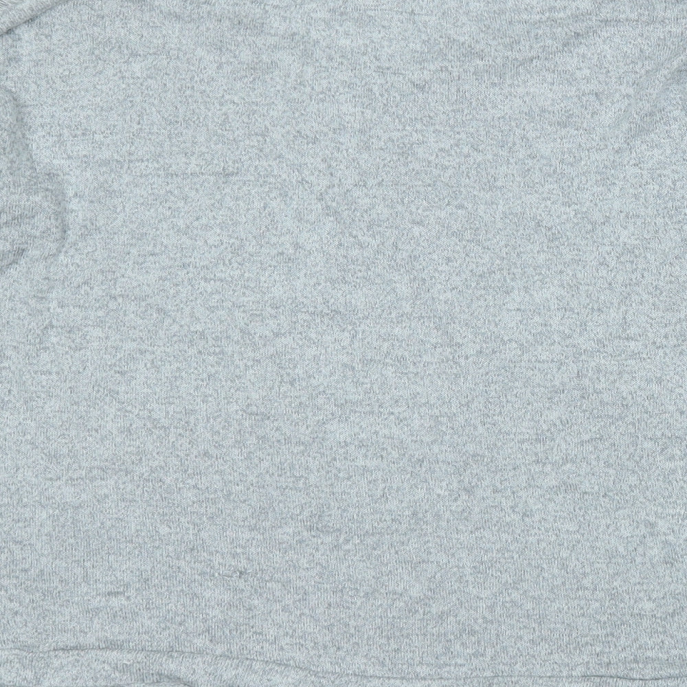 Avenue Womens Grey Round Neck Viscose Pullover Jumper Size 12