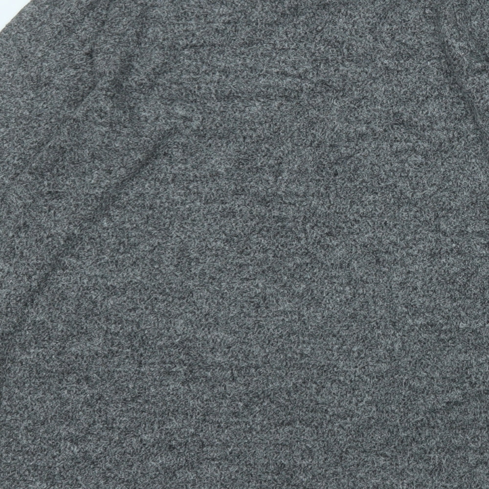 love to lounge Womens Grey Round Neck Viscose Pullover Jumper Size 10