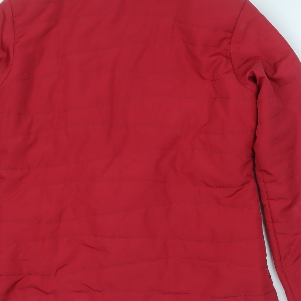 DECATHLON Womens Pink Puffer Jacket Coat Size S