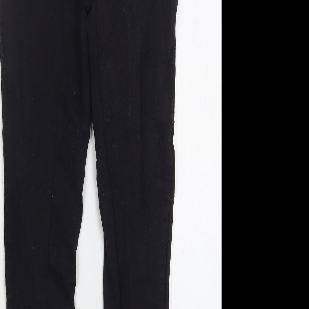 Matalan Womens Black Cotton Jegging Jeans Size 8 L26 in Regular