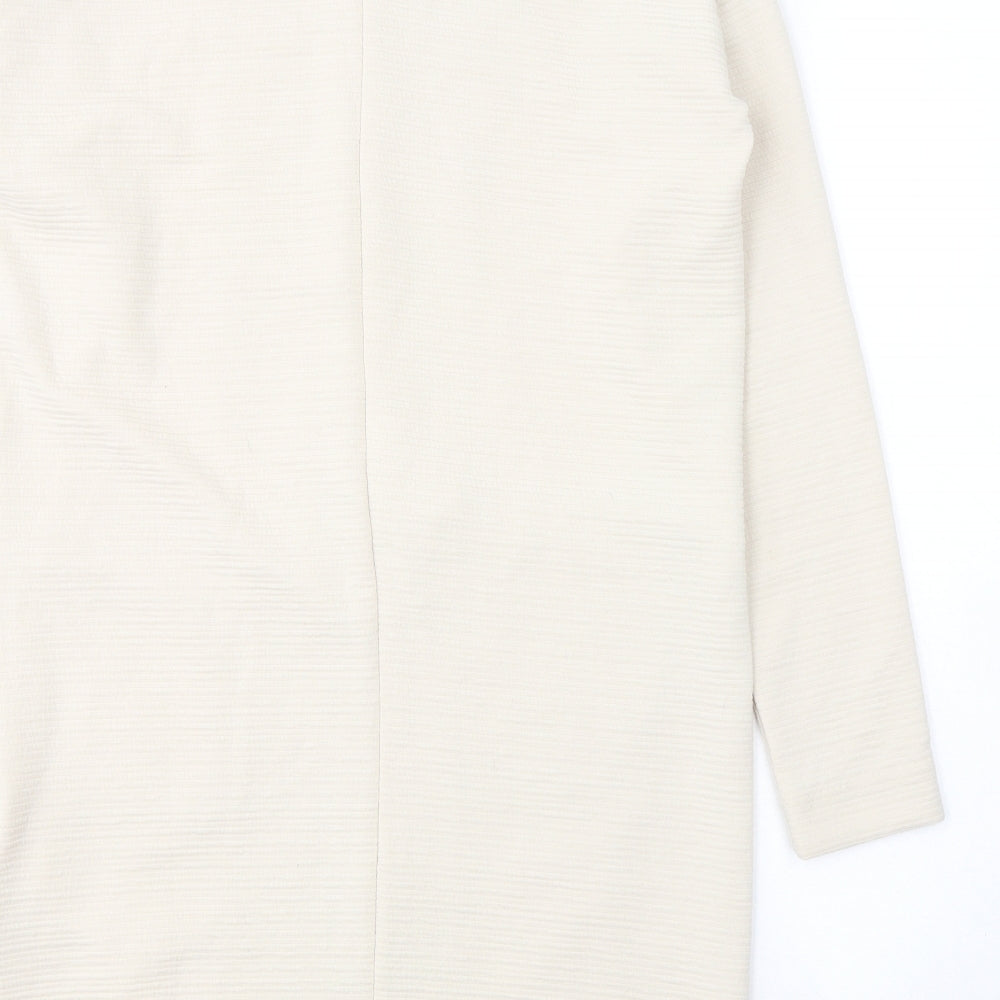 Soyaconcept Womens Beige V-Neck Polyester Cardigan Jumper Size S