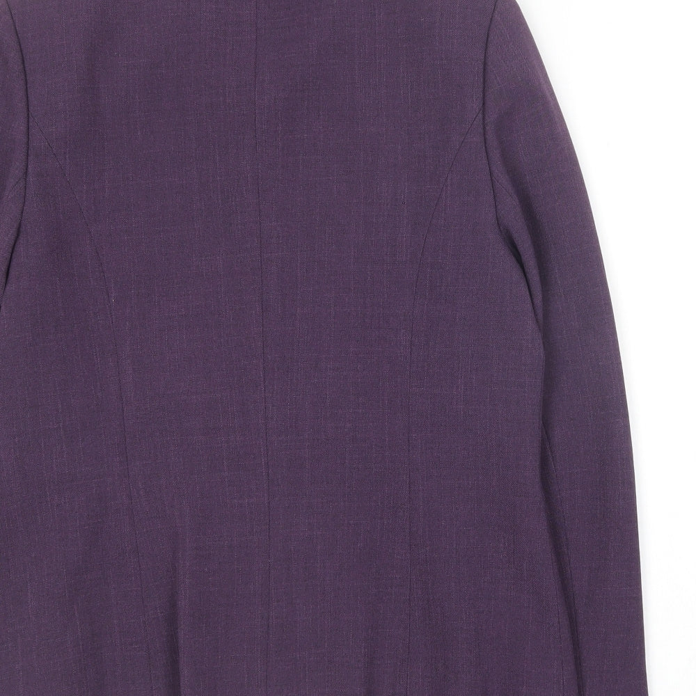 Millais Womens Purple Jacket Blazer Size 12