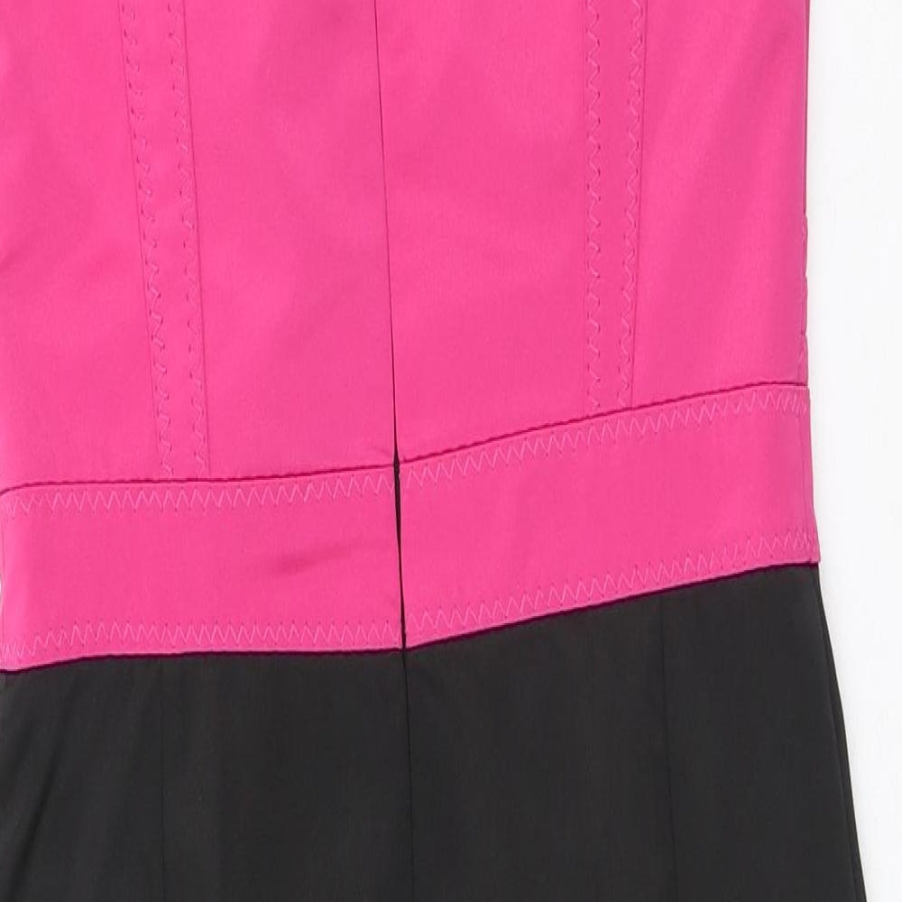 South Womens Pink Polyester A-Line Size 10 Sweetheart