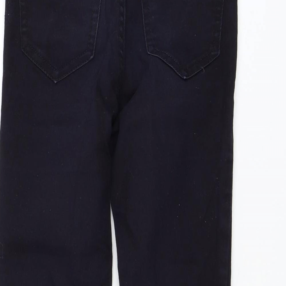 New Look Womens Blue Cotton Skinny Jeans Size 4 L23 in Regular Zip