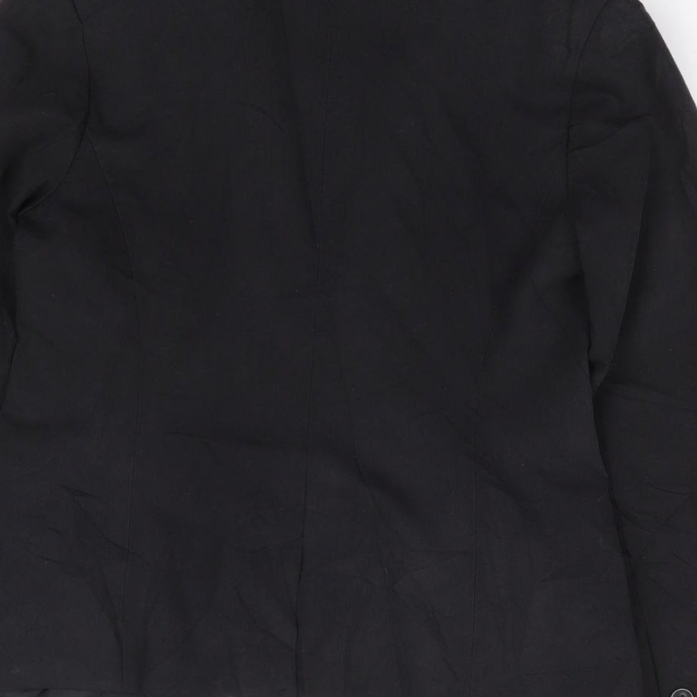 Dorothy Perkins Womens Grey Polyester Jacket Blazer Size 8