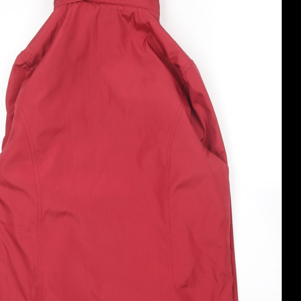 Bonmarché Womens Red Rain Coat Coat Size S