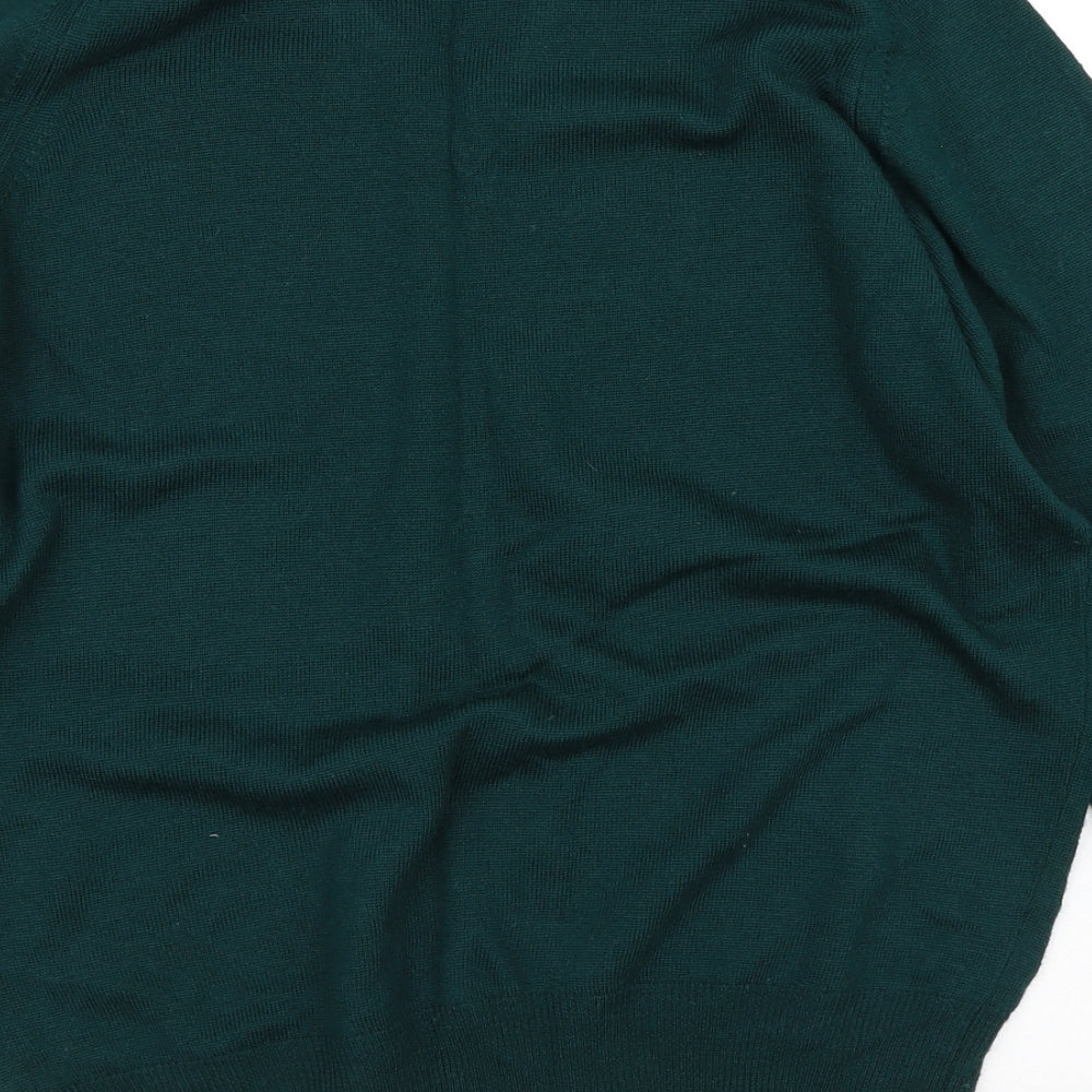 Preworn Mens Green Polyester Pullover Sweatshirt Size S