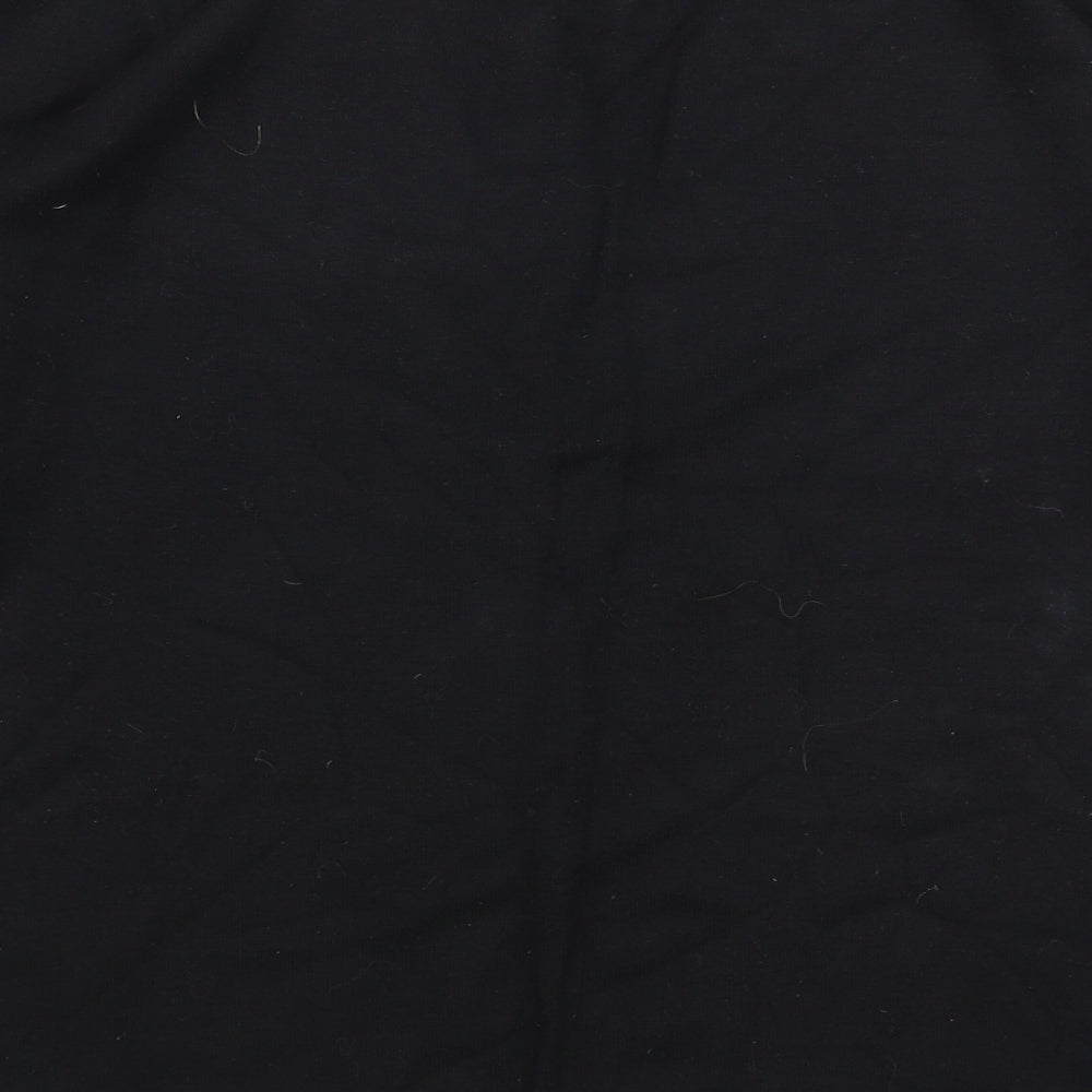 Linea Womens Black Boat Neck Viscose Pullover Jumper Size M