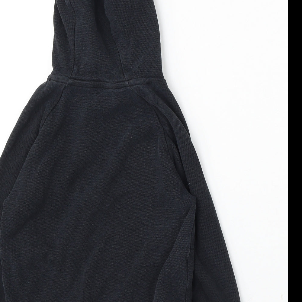 George Boys Blue Cotton Pullover Hoodie Size 6-7 Years
