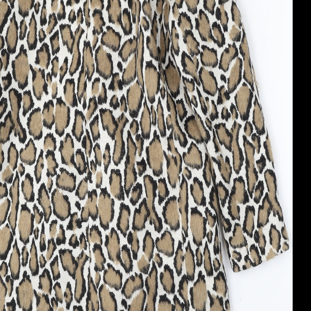 Atmosphere Womens Multicoloured Animal Print Jacket Size 10