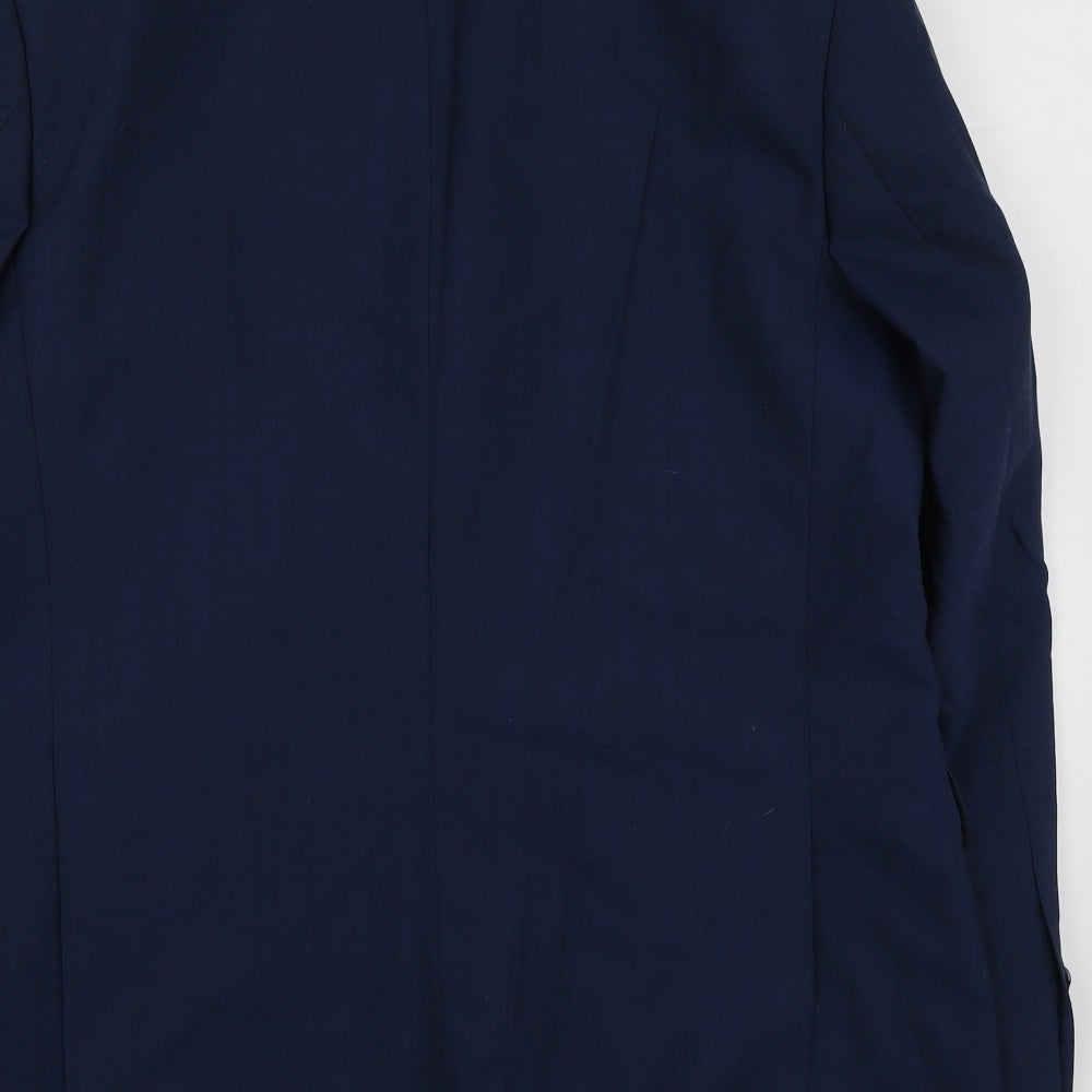 The collection Mens Blue Wool Jacket Suit Jacket Size 44