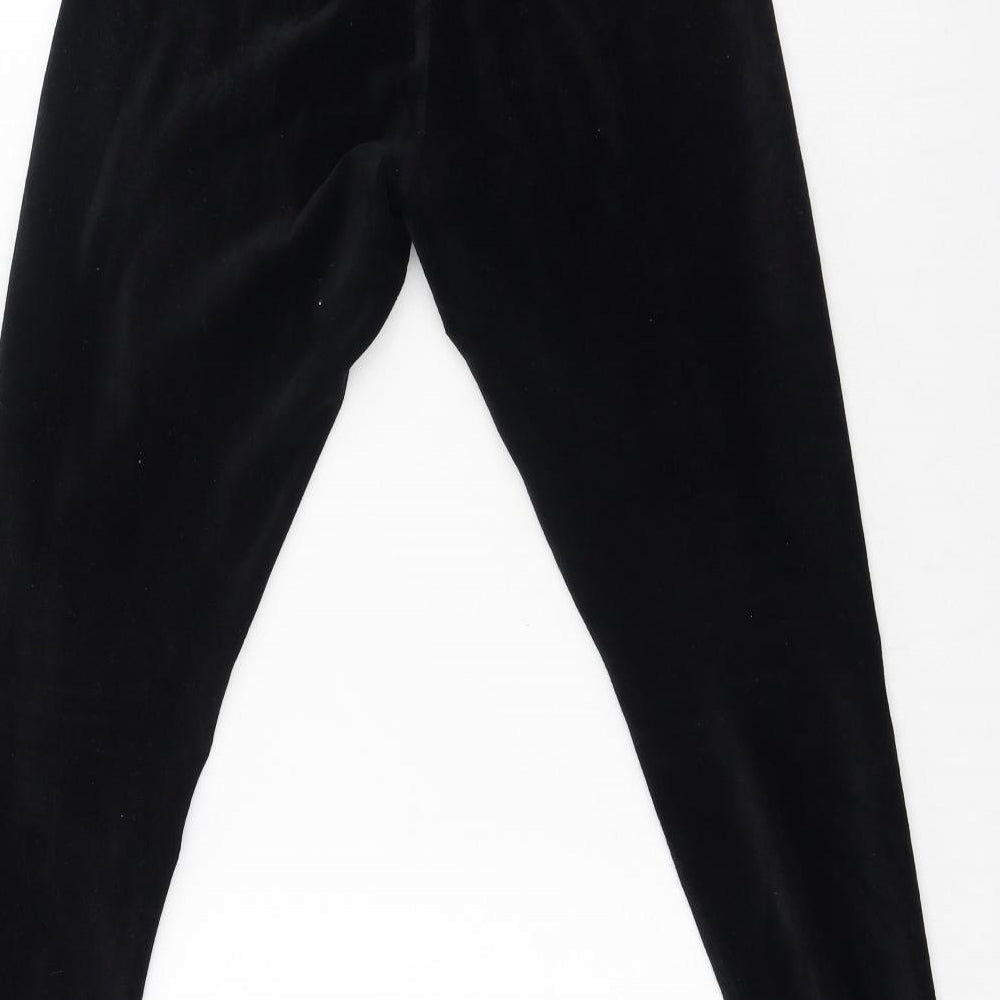 Marks and Spencer Womens Black Cotton Skinny Jeans Size 12 L28 in Regular
