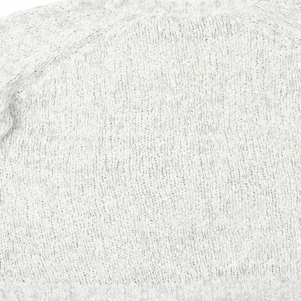 George Womens Beige Crew Neck Polyester Pullover Jumper Size 12