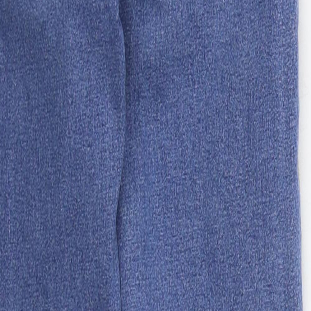 Topshop Womens Blue Cotton Skinny Jeans Size 26 in L25 in Regular Button