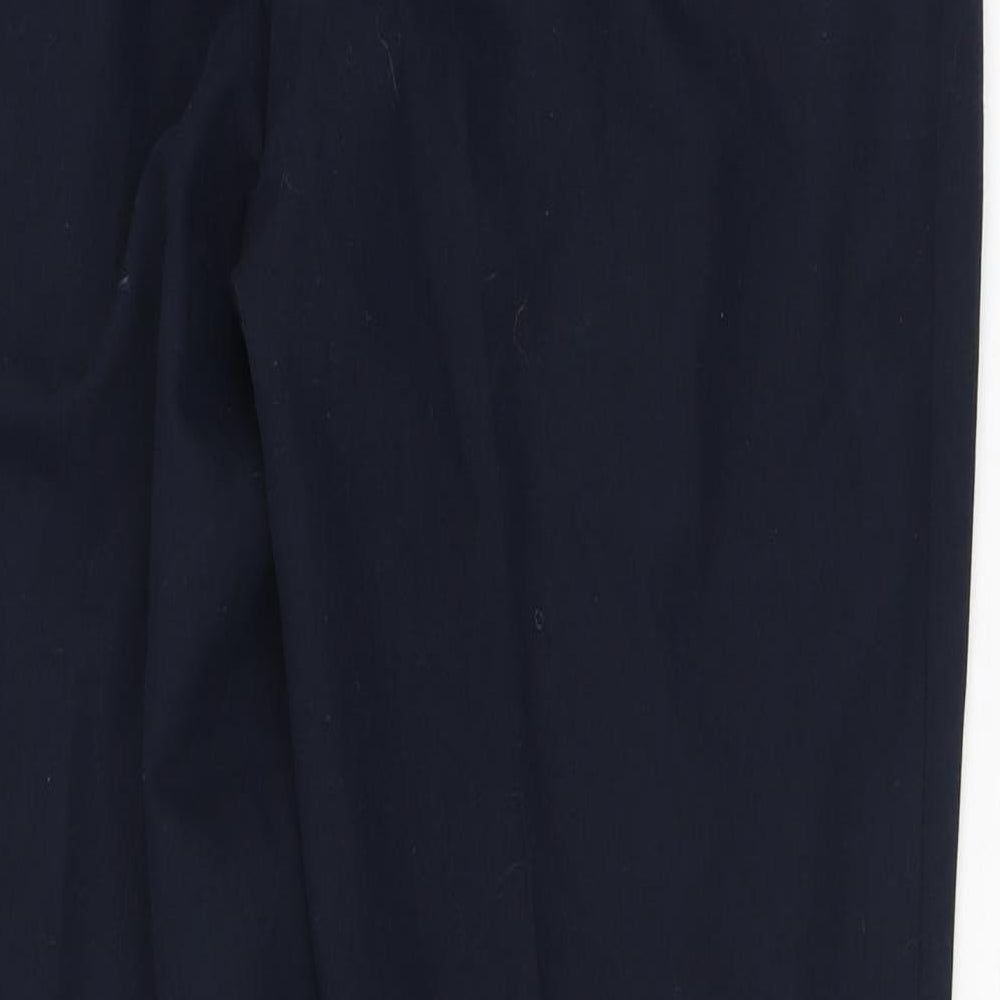 Dorothy Perkins Womens Black Polyester Trousers Size 12 L28 in Regular