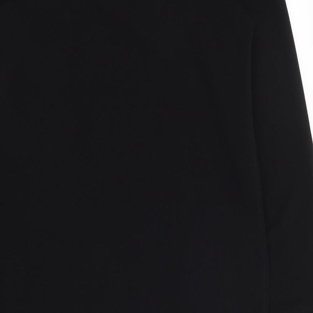ASOS Womens Black Polyester Shift Size 6 Crew Neck Pullover