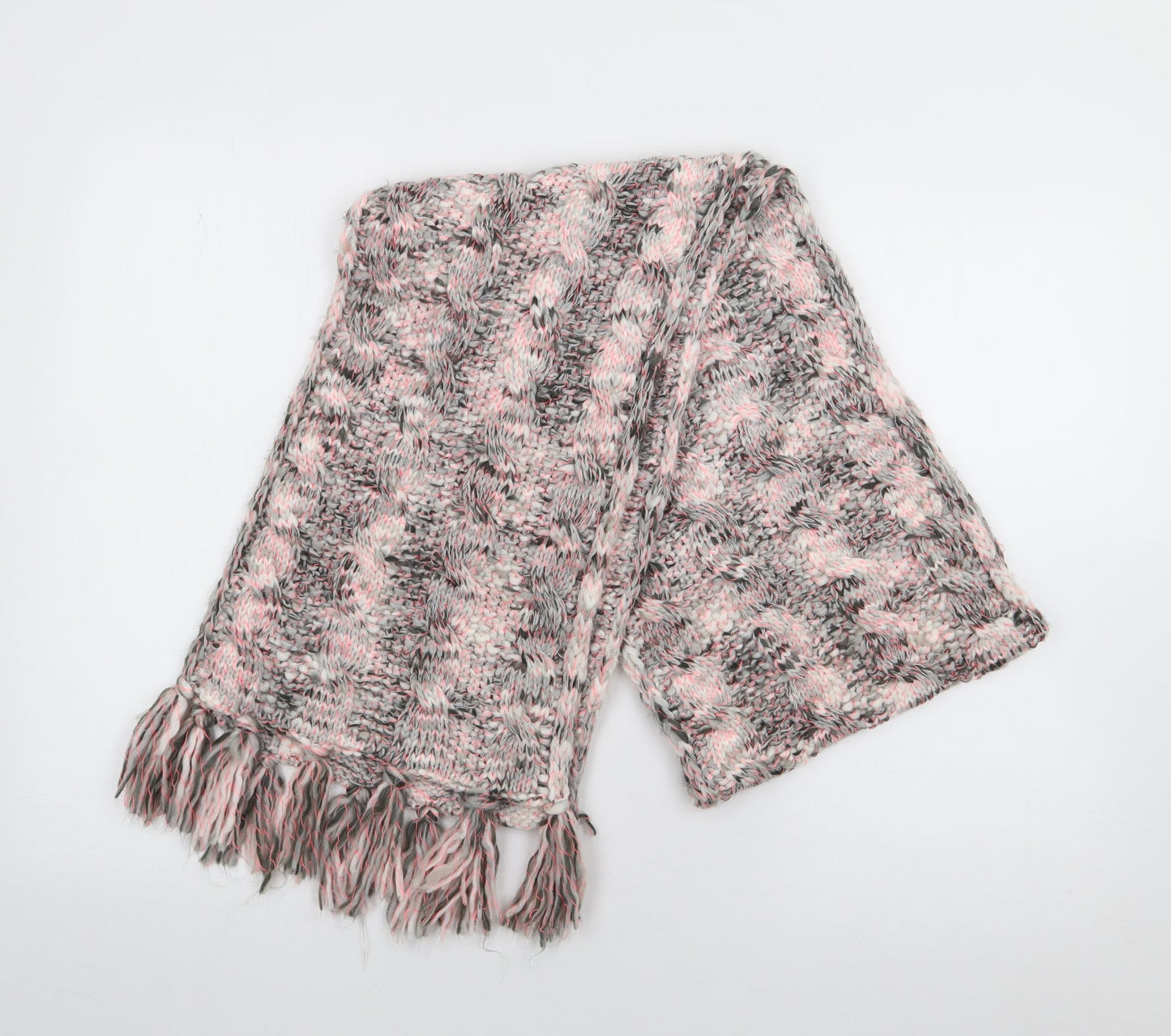 F&F Womens Multicoloured Acrylic Scarf