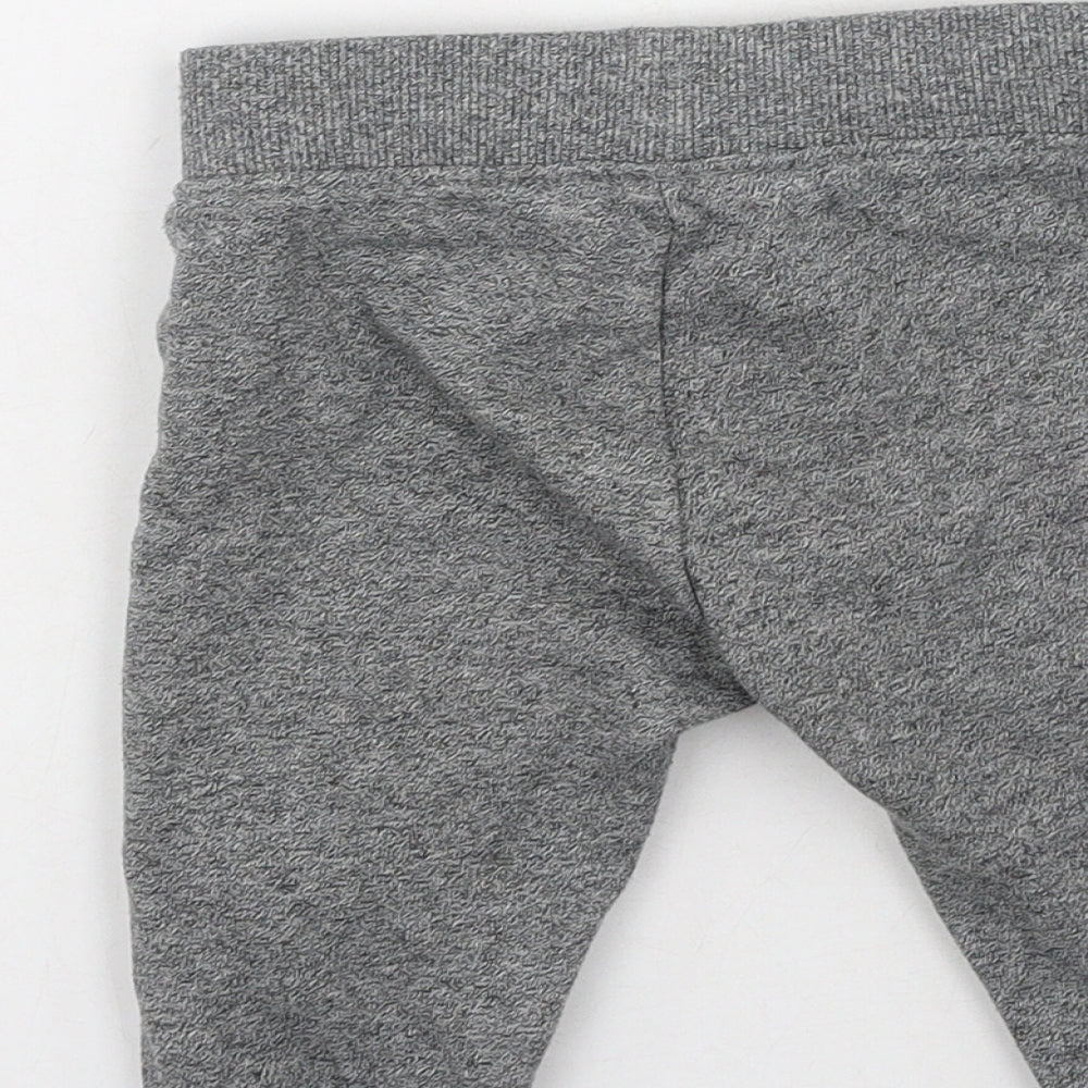 Primark Boys Grey Cotton Jogger Leggings Size 6-9 Months