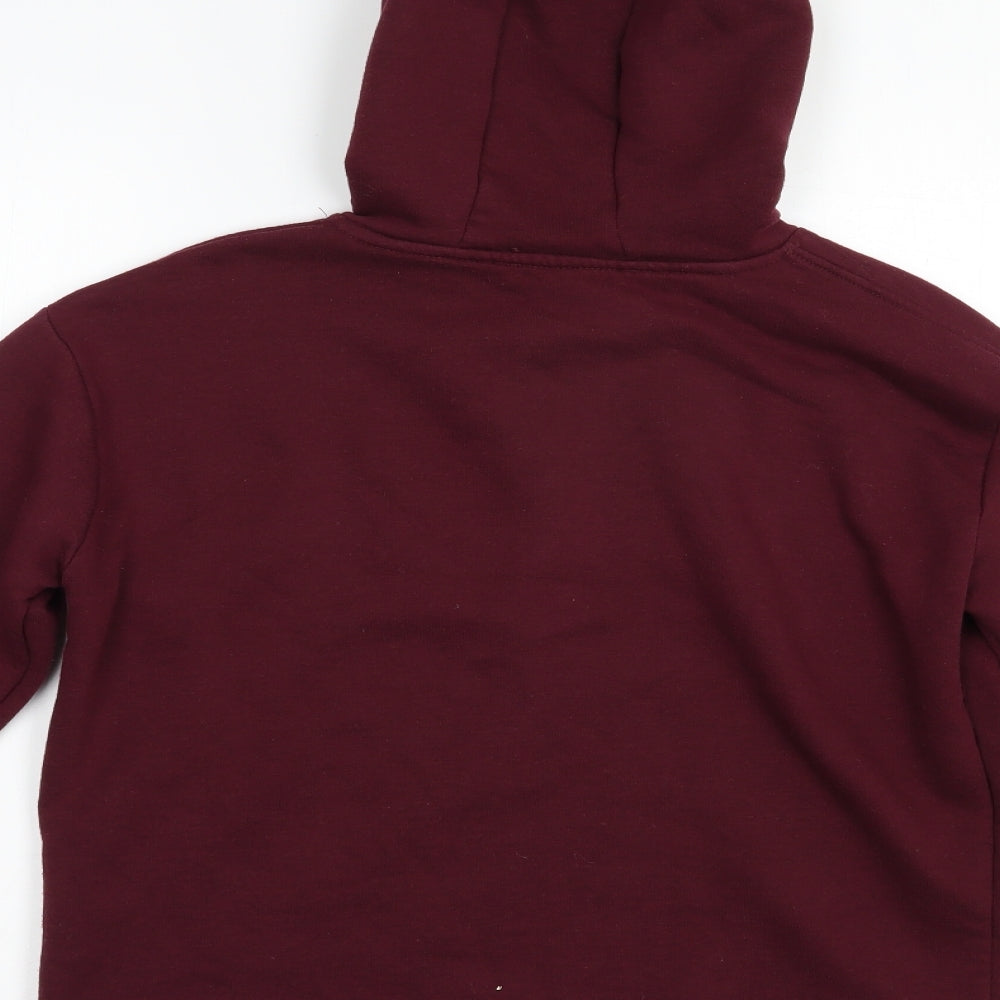 Primark Womens Purple Polyester Pullover Hoodie Size 8 Pullover - Lace Detail