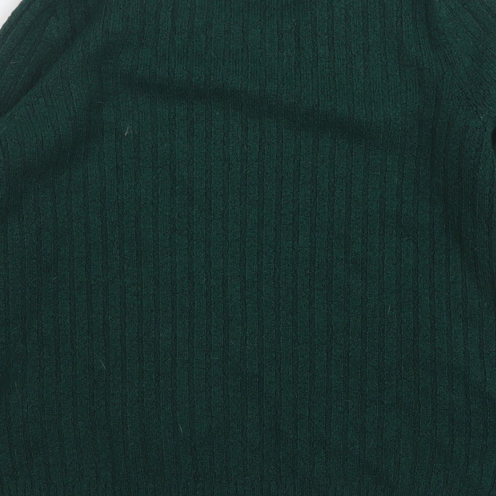 Old Navy Womens Green Round Neck Acrylic Pullover Jumper Size XS