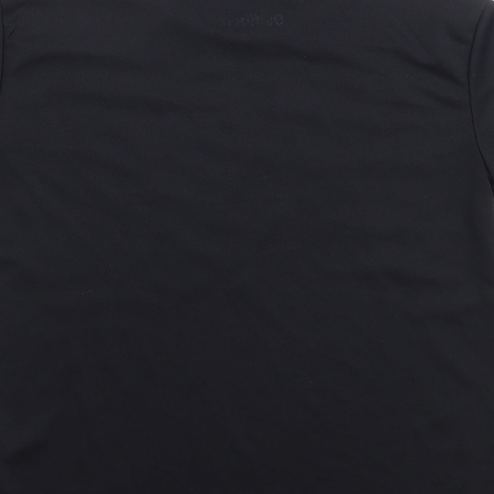 Outfitters Boys Black Polyester Jersey T-Shirt Size 9-10 Years Crew Neck Pullover